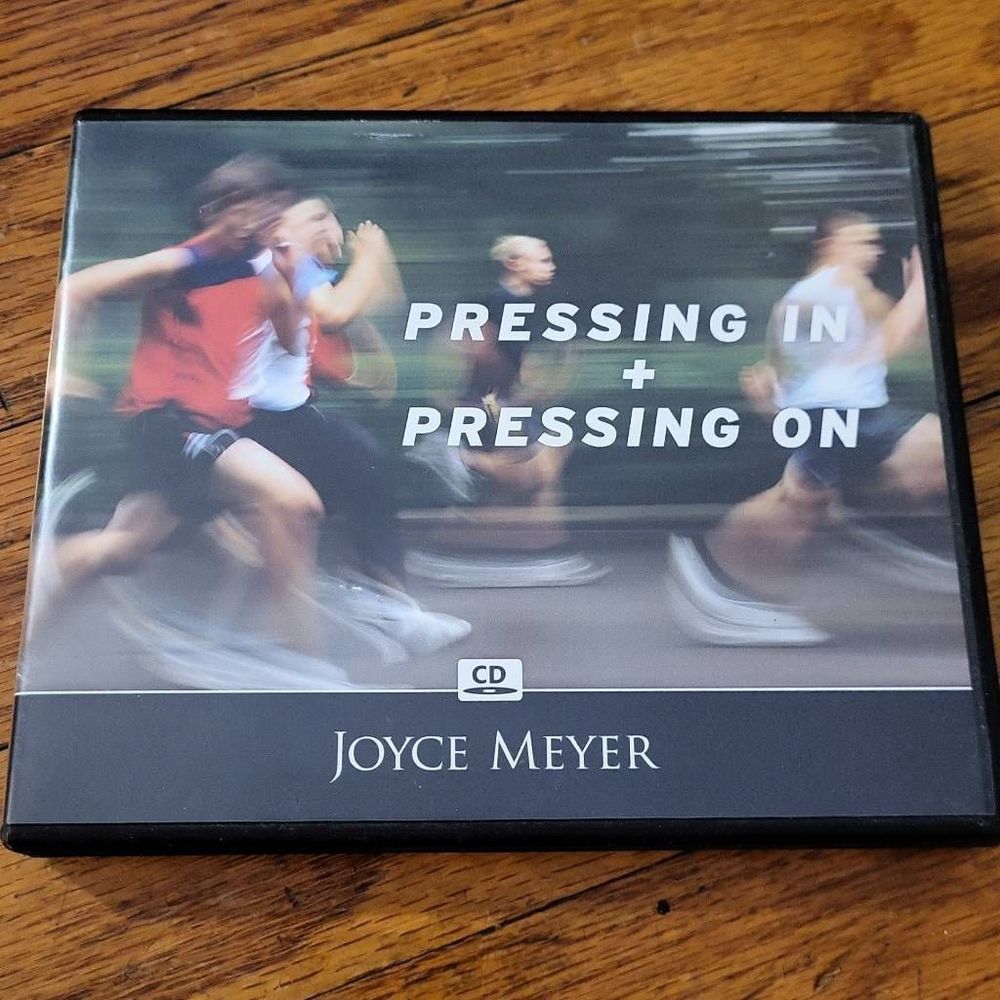 Joyce Meyer pressing in and pressing on cd set